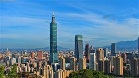 台北101（圖／翻攝自台北市觀傳局「象山看台北-4K即時影像」）