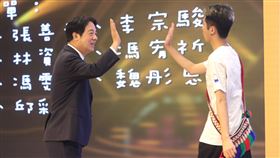 副總統賴清德出席「朝陽科技大學暑期志工服務隊授旗典禮」。（圖／總統府提供)