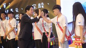 副總統賴清德出席「朝陽科技大學暑期志工服務隊授旗典禮」。（圖／總統府提供)