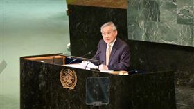 泰國外長董恩在聯大總辯論發言泰國副總理兼外長董恩（Don Pramudwinai）在美東時間24日的第77屆聯合國大會總辯論中發言，他相信烏克蘭危機在11月將有突破性的進展。（泰國外交部提供）中央社記者呂欣憓曼谷傳真 111年9月25日