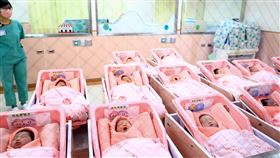 出生人口負成長  中市府推生育政策根據內政部資料統計，全台出生人口負成長，其中台中市減幅為6都最少，市府將持續透過托育福利，多管齊下穩健催生，協助年輕家庭提升生育率。（台中市政府提供）中央社記者蘇木春傳真  112年4月11日