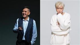 黃秋生（左）因一句「羅志祥是誰？」捲入周杰倫與羅志祥（右）的粉絲罵戰，也被小豬歌迷大罵，幸好最後誤會解開。（圖／翻攝自黃秋生、羅志祥臉書）