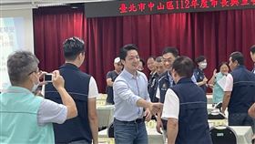 ▲蔣萬安出席「市長與里長有約」會議-中山區。（圖／記者許皓婷攝影）
