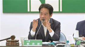 賴清德在民進黨中常會上講補助私大學費（圖／民進黨提供）