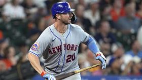 ▲大都會阿隆索（Pete Alonso）傷癒回歸第4戰炸裂本季第23轟，緊追大谷翔平。（圖／美聯社／達志影像）