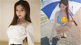 網紅長瀨昆妮有「全台最辣日文老師」封號，端午節辣玩立蛋，讓人眼睛不知道要看哪裡。（圖／翻攝自長瀨昆妮臉書）