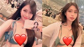 Yumi.k外型亮眼。（圖／翻攝自Yumi.k　IG）