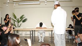 炎亞綸直搗耀樂記者會。（圖／記者楊澍攝影）