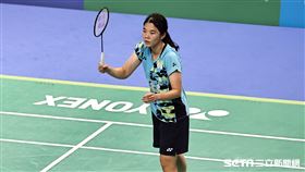 ▲2023台北羽球公開賽，台灣女將宋碩芸。（圖／記者劉彥池攝影）