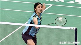 ▲2023台北羽球公開賽，台灣女將宋碩芸。（圖／記者劉彥池攝影）