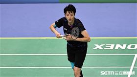 ▲2023台北羽球公開賽，台灣女將白馭珀。（圖／記者劉彥池攝影）