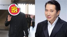 歐陽龍罕見現身出席陳凱倫媽媽的告別式。（圖／記者邱榮吉攝影）