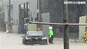 中永和淹水(讀者提供)