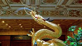 圓山飯店,金龍,噴泉,天花板(翻攝自 圓山大飯店 臉書)