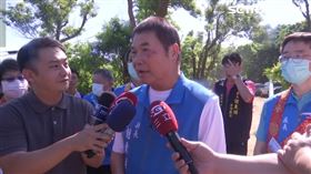 ▲柯文哲、鐘東錦出席僧伽安養如意苑動土典禮