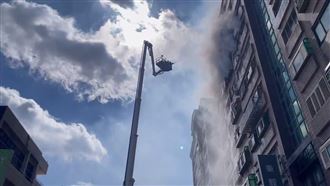 竹北驚傳氣爆　多處瓦斯外洩警消搶救中