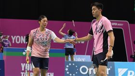 台灣混雙邱相傑(右)、林筱閔。（圖／大會提供）