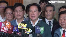 ▲賴清德新北市信賴台灣之友會成立大會前受訪