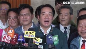 ▲賴清德新北市信賴台灣之友會成立大會前受訪