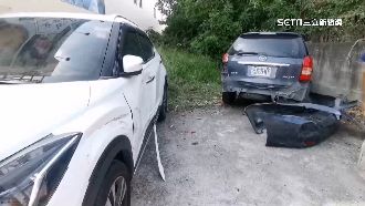 收假日轎車失控撞圍牆！1家6口5送醫