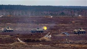 俄羅斯,俄軍,士兵,演習,戰場,坦克。俄國軍方