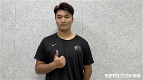 旅日4年累積60轟的「游擊砲」曾昱磬。（圖／記者蔡厚瑄攝影）