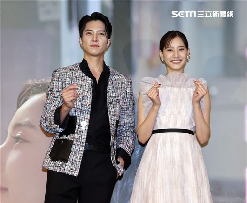 山下智久、新木優子「SEE HEAR LOVE 看不見聽不見也愛你」台北記者會。（圖／記者邱榮吉攝）