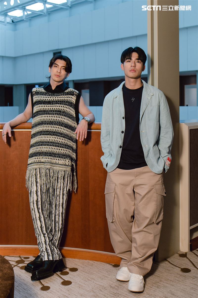 林哲熹、陳昊森三立新聞網專訪。（圖／記者楊澍攝影）