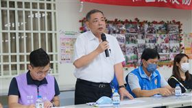 氣爆案受災戶提財損等補助  竹縣府從速從寬處理針對竹北某社區氣爆案，新竹縣政府與新竹瓦斯公司26日晚間舉行協調會，副縣長陳見賢（左2）表示，對於社區提出的15項等訴求，如建築物結構鑑定與財損相關補助，會從速從寬處理。（新竹縣政府提供）中央社記者郭宣(文三)傳真 112年6月26日