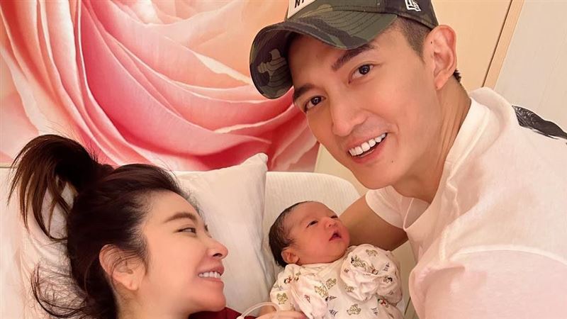 41歲許維恩產女　寶寶像王家梁正面曝光了