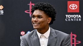 ▲火箭以第4順位選進阿曼·湯普森（Amen Thompson）。（圖／美聯社／達志影像）
