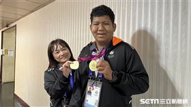 台灣特奧好手蔡宗紘在保齡球項目斬獲雙金。（圖／記者蔡厚瑄攝影）