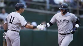 ▲洋基唐納森（Josh Donaldson）炸裂！是他近6場比賽首安。（圖／美聯社／達志影像）