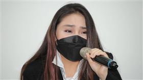 網紅李伊妍公開受訪。（圖／記者楊澍攝影）