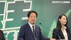 ▲中執會後賴清德主席召開記者會，徵召詹紀緹選竹縣一選區、伍麗華山地原住民、陳瑩平地原住民、與曾玟學合作苗縣二選區（圖／記者高逸帆攝影）