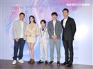 温昇豪、邵雨薇、陳澤耀、陳少卉張書瑋導演出席《我和我的賽車老爸》世界首映記者會。（圖／記者楊澍攝影）