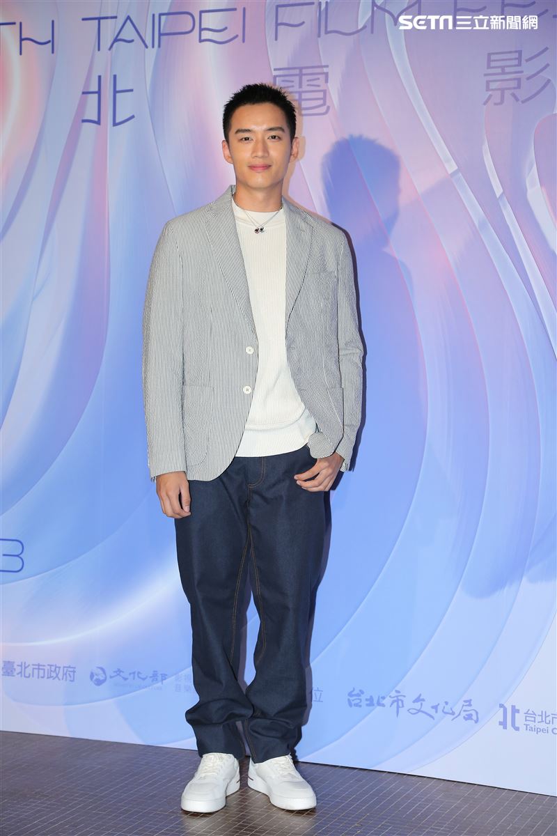 温昇豪、邵雨薇、陳澤耀、陳少卉張書瑋導演出席《我和我的賽車老爸》世界首映記者會。（圖／記者楊澍攝影）