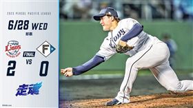 ▲與座海人。（圖／取自西武獅FB）