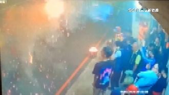 宮廟信徒放鞭炮　男遭炸32%燒傷汗腺受損