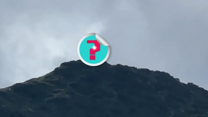哈哈山頂驚見詭異2巨人！目擊者傻了
