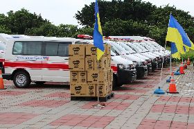 彰化企業家收購整修報廢救災車捐烏克蘭