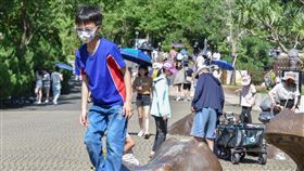 天氣示意圖/夏天/高溫/中暑/熱傷害(記者陳弋攝影)