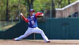 ▲樂天簽下曾在日職飆出161公里火球的由規，他去年在日本獨立聯盟琦玉武藏熱火熊隊效力。（圖／樂天桃猿球團提供）