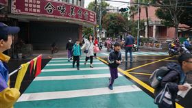 斑馬線(新北市政府交通局提供)