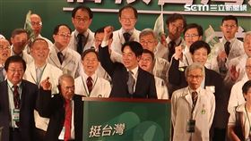 民進黨總統參選人賴清德今（2）日出席全國醫界信賴台灣後援會成立大會。（圖／記者盧素梅攝影)