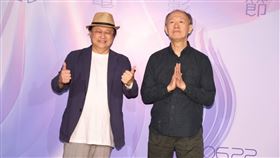 監製林于竝、導演王耿瑜率演員金士傑、劉若瑀、趙自強出席台北電影節世界首映。（圖／記者邱榮吉攝影）