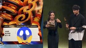 金曲獎手卡。（圖／翻攝自Dcard）