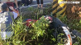 高雄,旗山醫院,車禍,自撞,電線桿,清潔婦