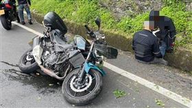 騎士,自撞山壁,不治身亡,阿里山公路