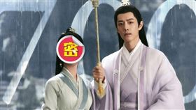  ▲任敏；肖戰（圖／翻攝自微博）